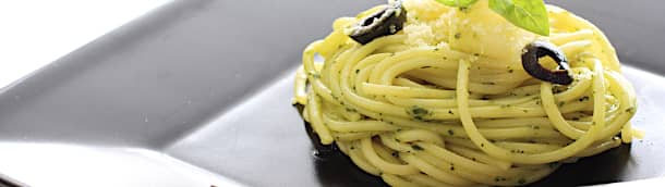 spaghetti aux olives